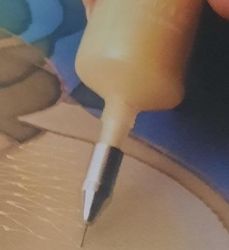 Réalisation d'une peinture sur soie