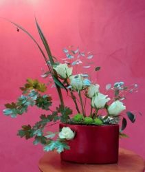 Composition florale de l'atelier Art floral