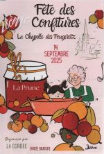 Affiche de 2025 de la fête des confitures
