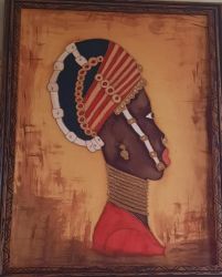 Peinture sur soie réalisée par l'atelier La Cordée